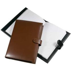 Cheap Stationery Supply of E097 Warwick Leather Covered A5 Note Book and Cover Office Statationery
