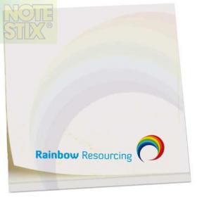 E054 Full Colour Square NoteStix Adhesive Pads 75 x 75mm