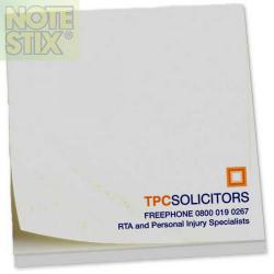Cheap Stationery Supply of E054 Square NoteStix Recycled Full Colour Adhesive Pads 75 x 75mm Office Statationery