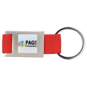 E115 Metal Rectangular Key Ring