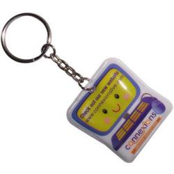 Cheap Stationery Supply of E117 Shaped PVC Key Ring Torch Office Statationery