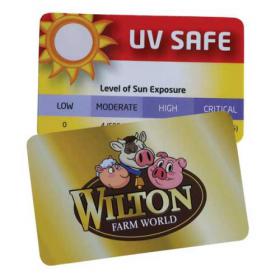 E109 UV Strength Sun Gauge Card