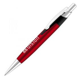 E038 Nostra Brushed Metal Ballpen - Engraved