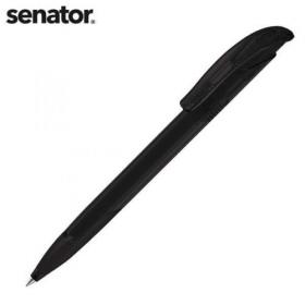 E025 senator Challenger Clear Plastic Ballpen with Soft Grip