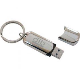 E021 Nickel Plated City Flash Drive 4GB